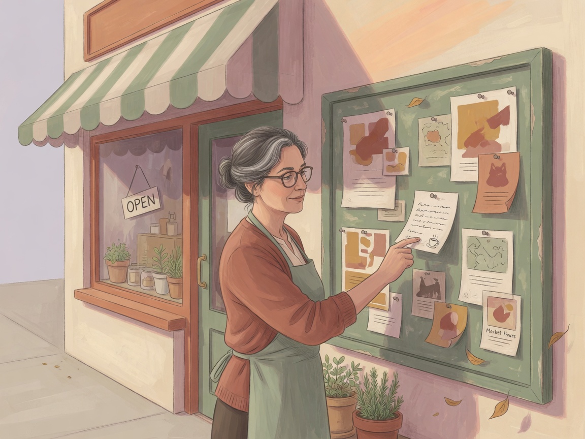 お店情報掲載のイラスト